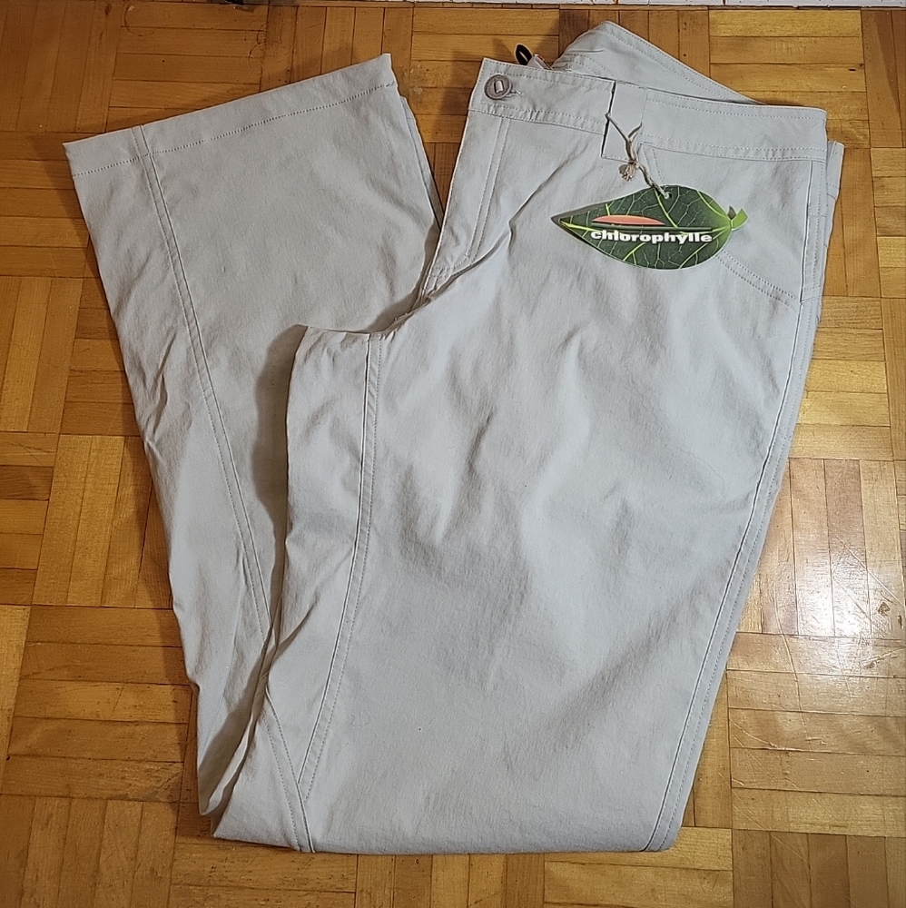 NWT Chlorophylle Pant Light Gray/ciment  Woman Size 16